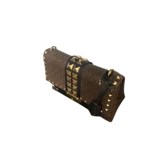 Cece Medium Logo Shoulder Bag in BROWN - Sale | Michael Kors  Michael Kors Cece Medium Shoulder Bag brown MK